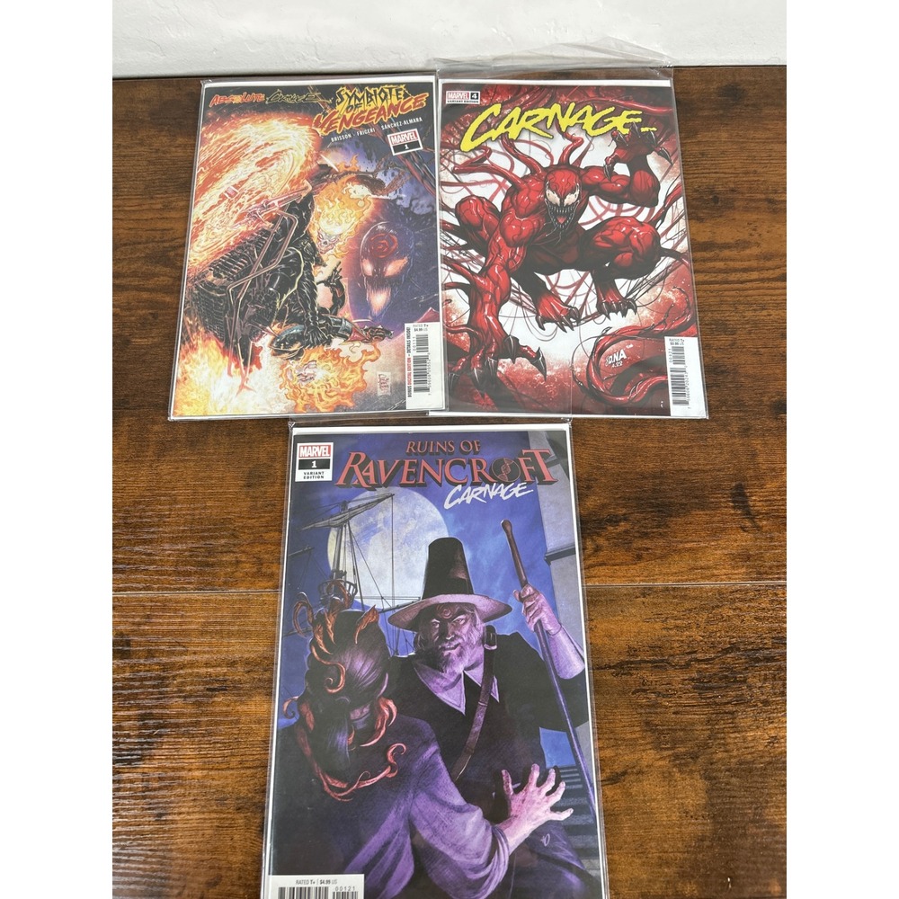 Marvel Comics Carnage Ghost Rider Absolute Carnage 1‎ Ruins of Ravencroft Lot 3